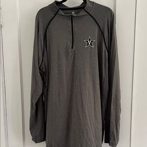 Colosseum Dark Gray Quarter-Zip Vanderbilt Jacket